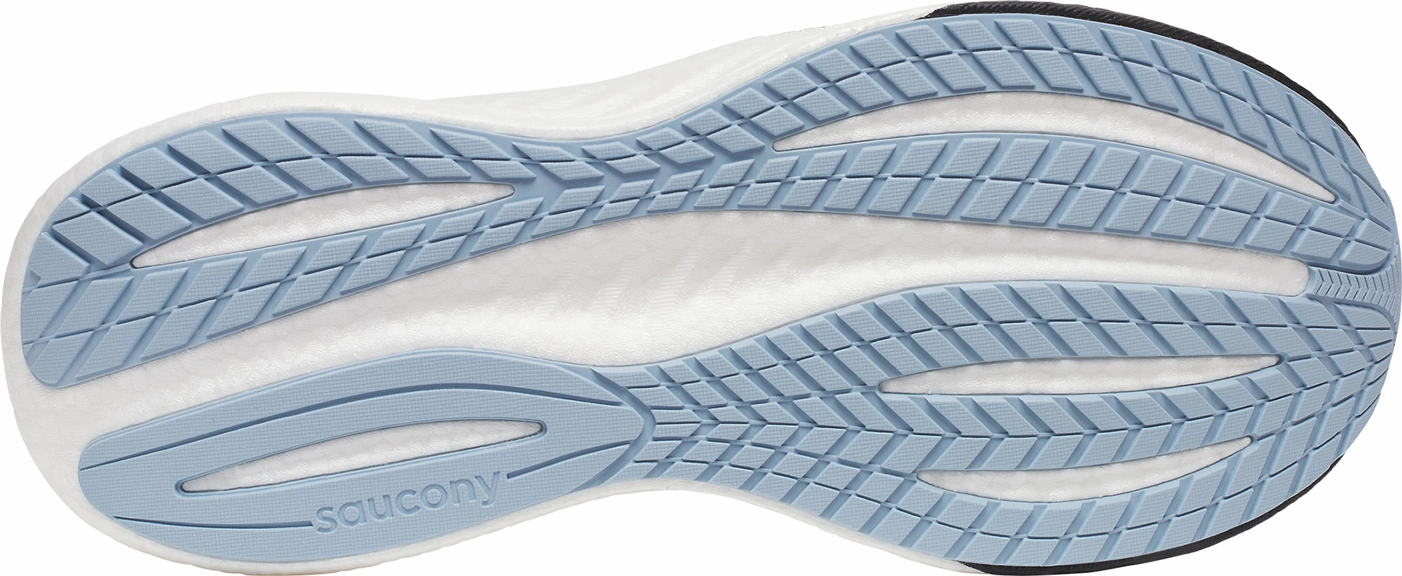 Quick drying material Flexible Traction Grip Saucony Triumph 22 Mens Running Shoes - Black