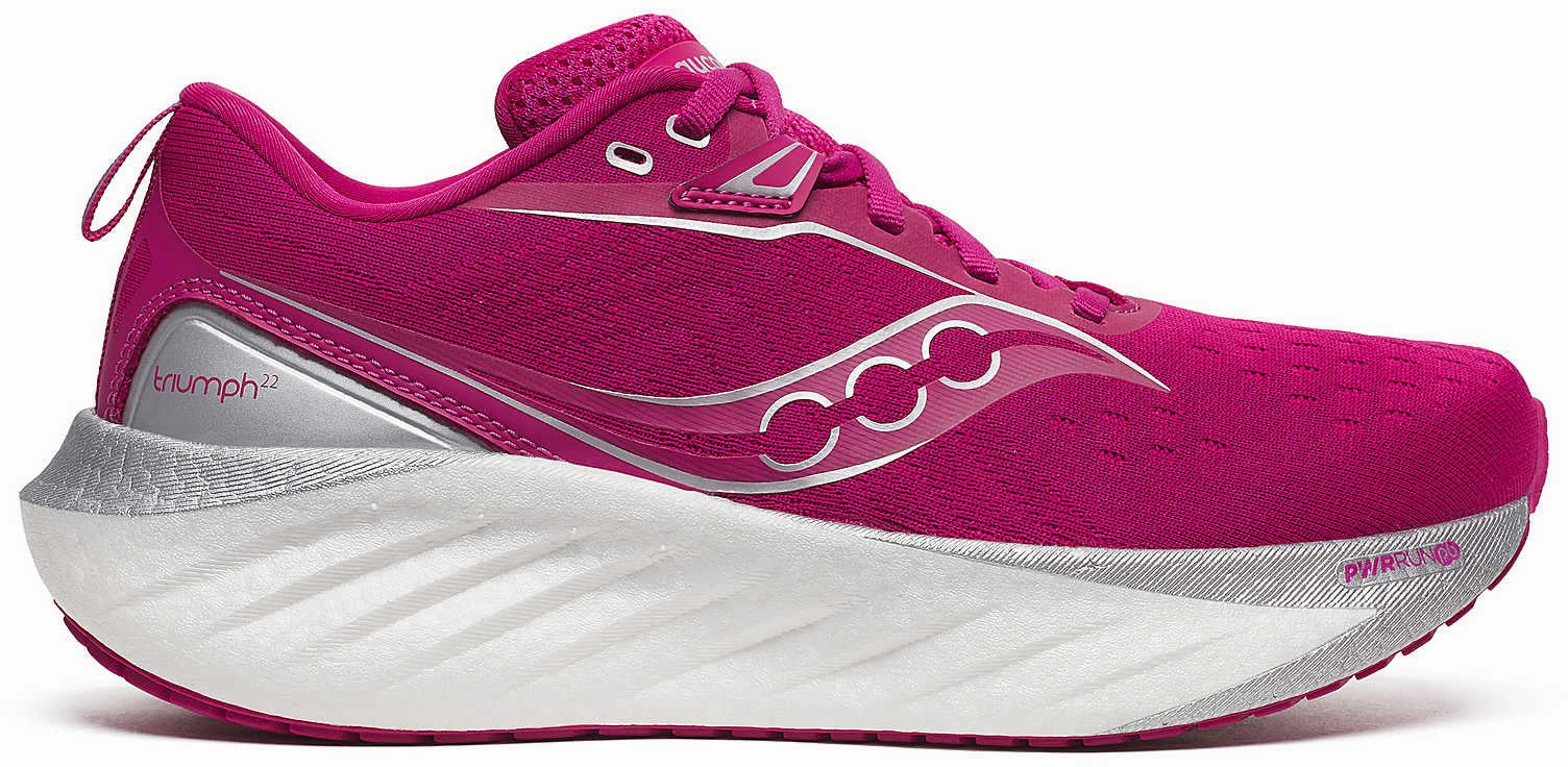 climbing shoes Saucony Triumph 22 Womens Running Shoes - Pink