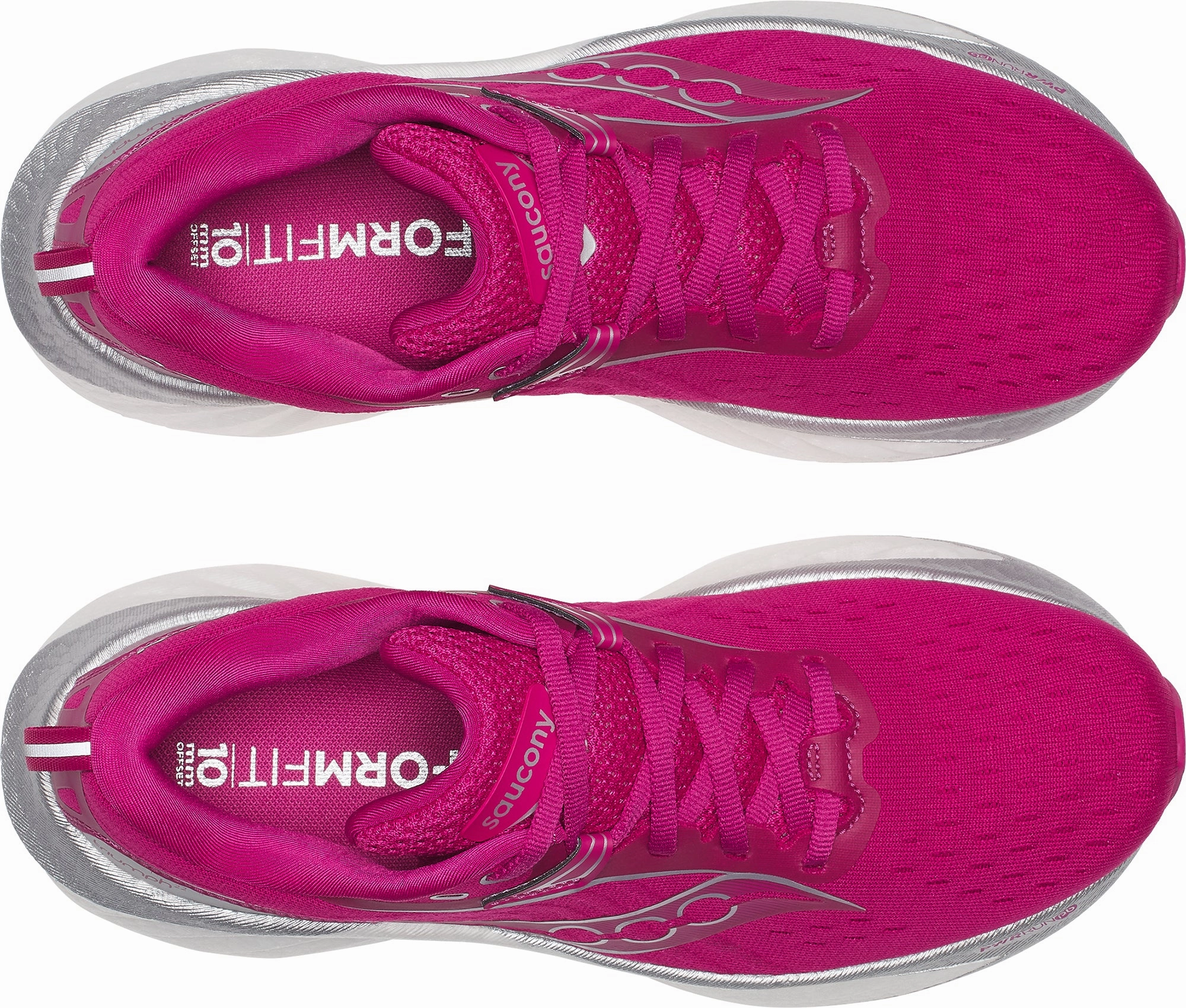 Saucony Triumph 22 Womens Running Shoes - Pink EVAOutsole Rubber Toe Guard