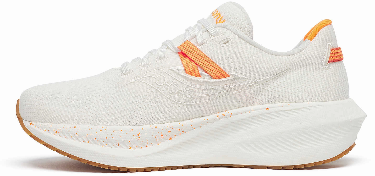 Saucony Triumph RFG Womens Running Shoes - White Beginner runner Dynamic Foot Lockdown