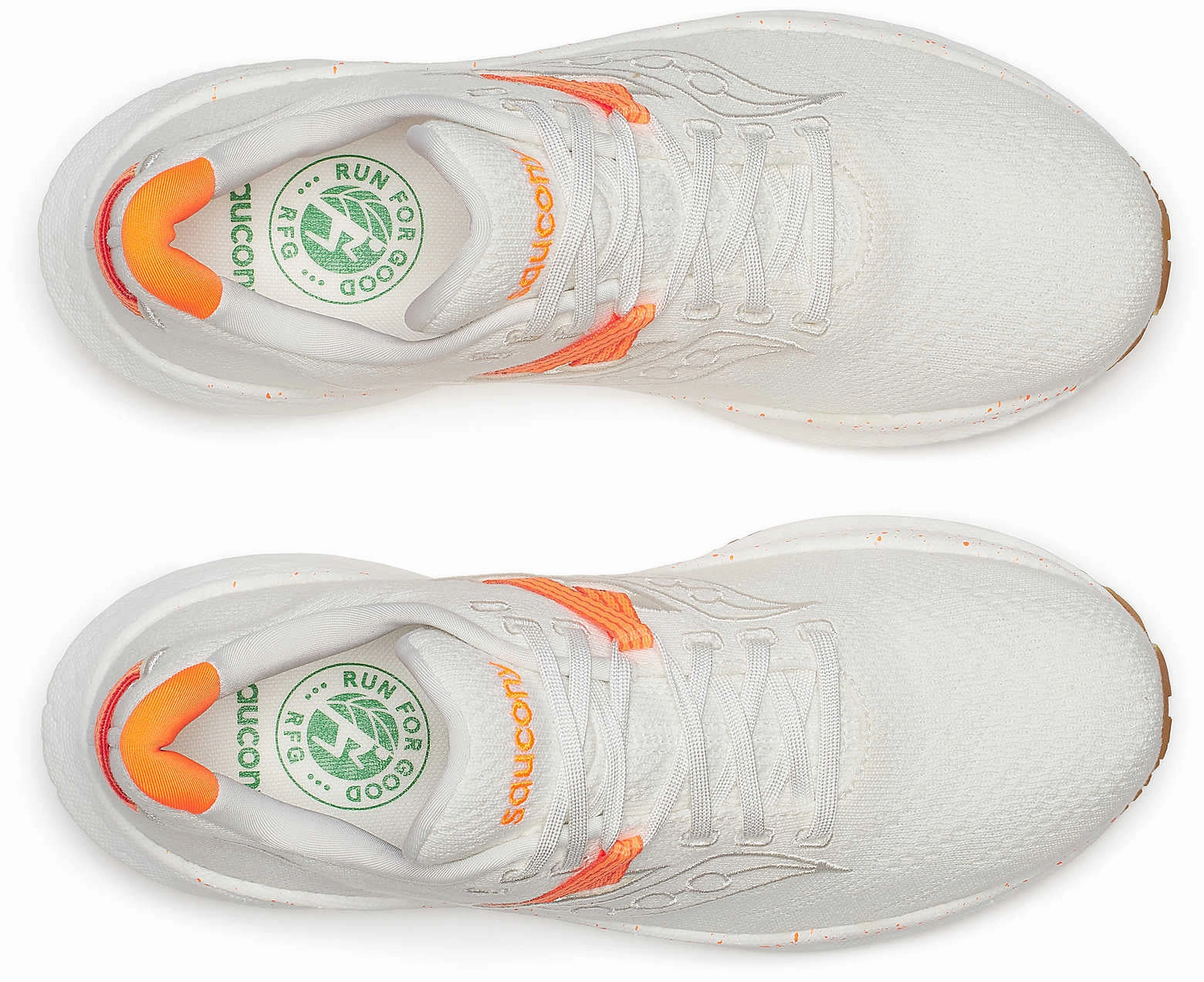 Trail Running extra - wide running shoes Saucony Triumph RFG Womens Running Shoes - White