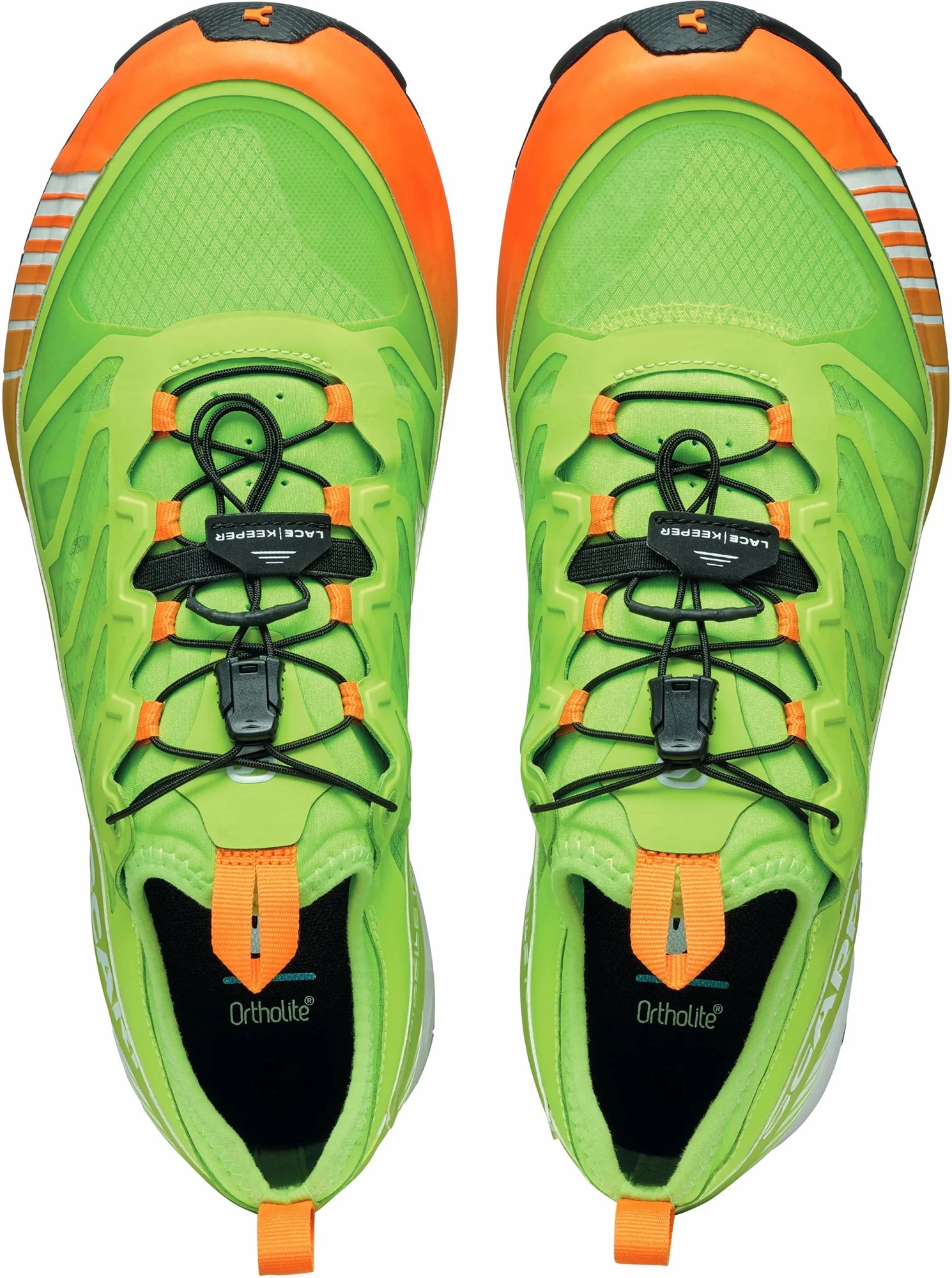 morning - wear shoes Scarpa Ribelle Run Mens Trail Running Shoes - Green