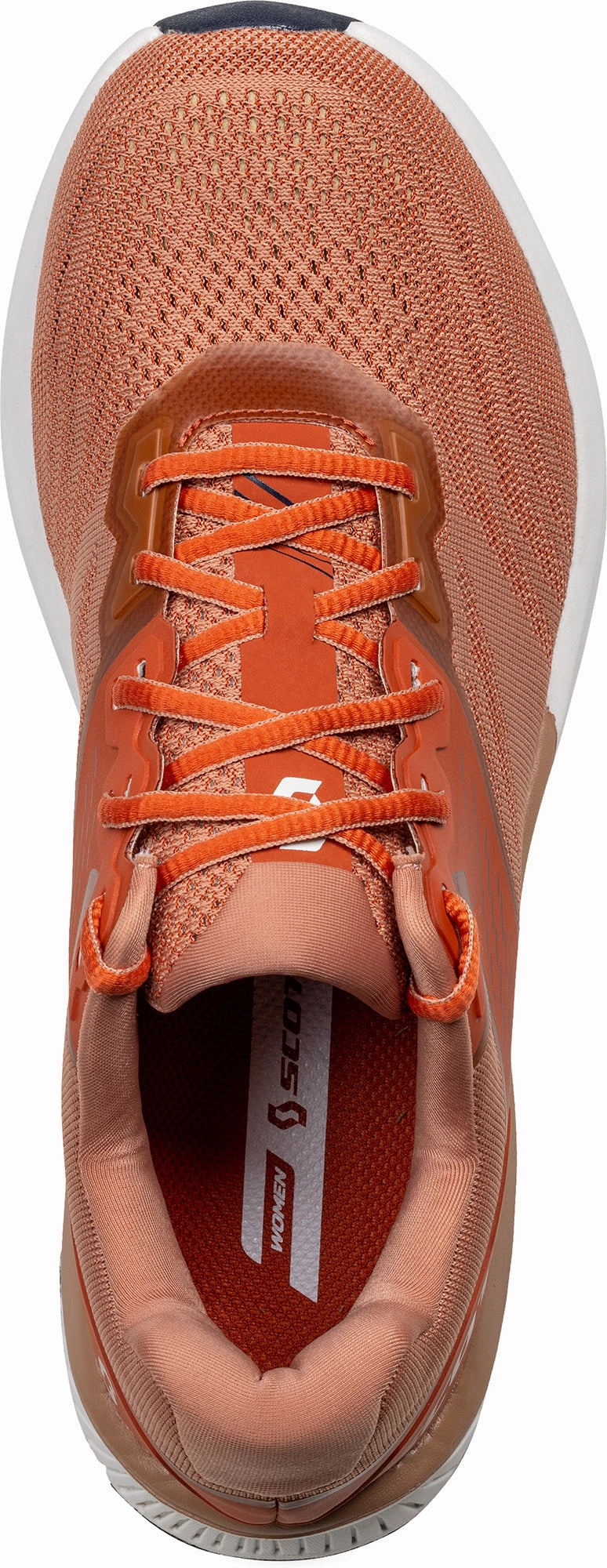 Scott Pursuit Ride Womens Running Shoes - Orange synthetic material lace up closure