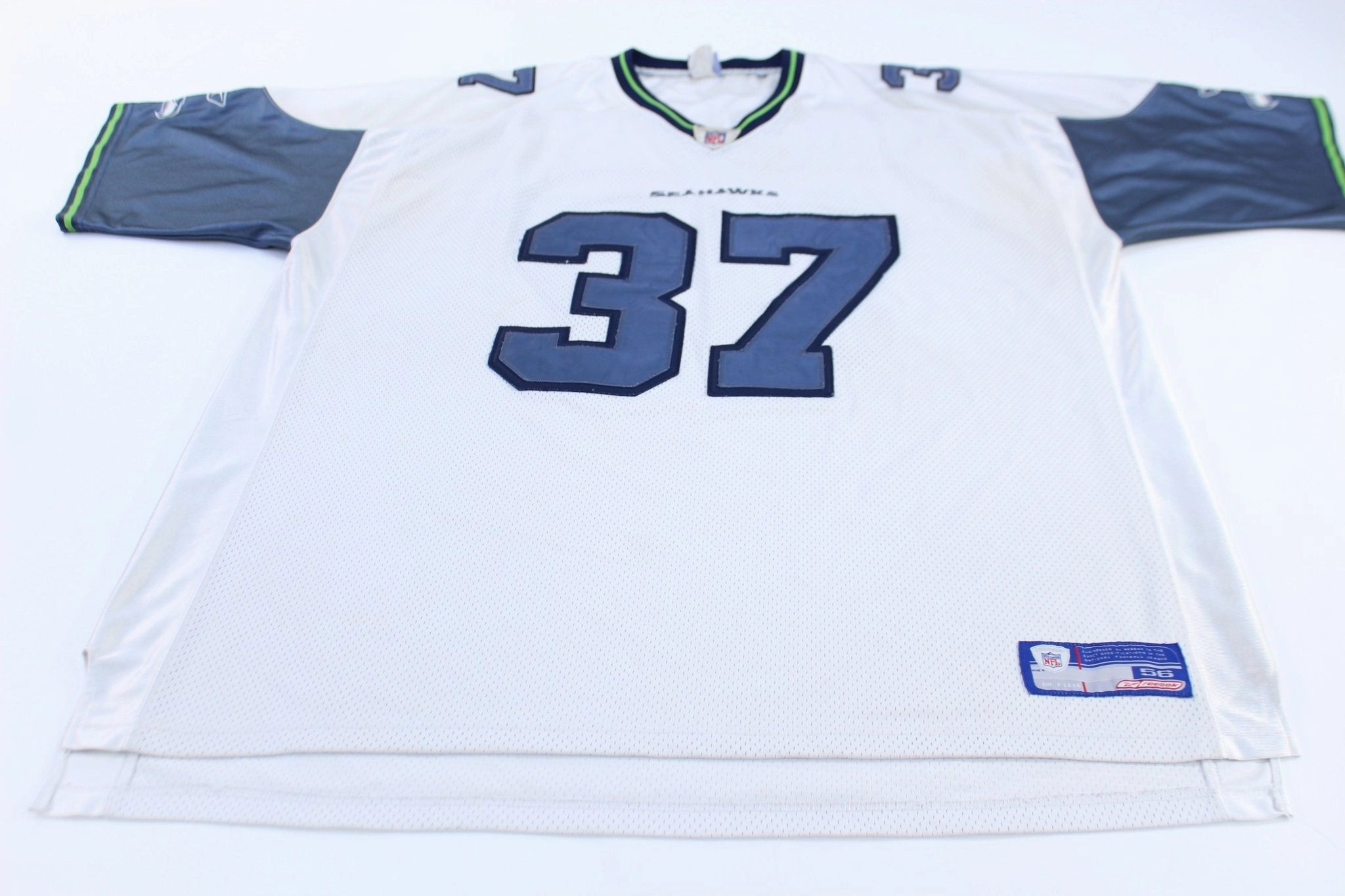 Reebok Seattle Seahawks Shaun Alexander Football Jersey Mesh Panel Casual Movement