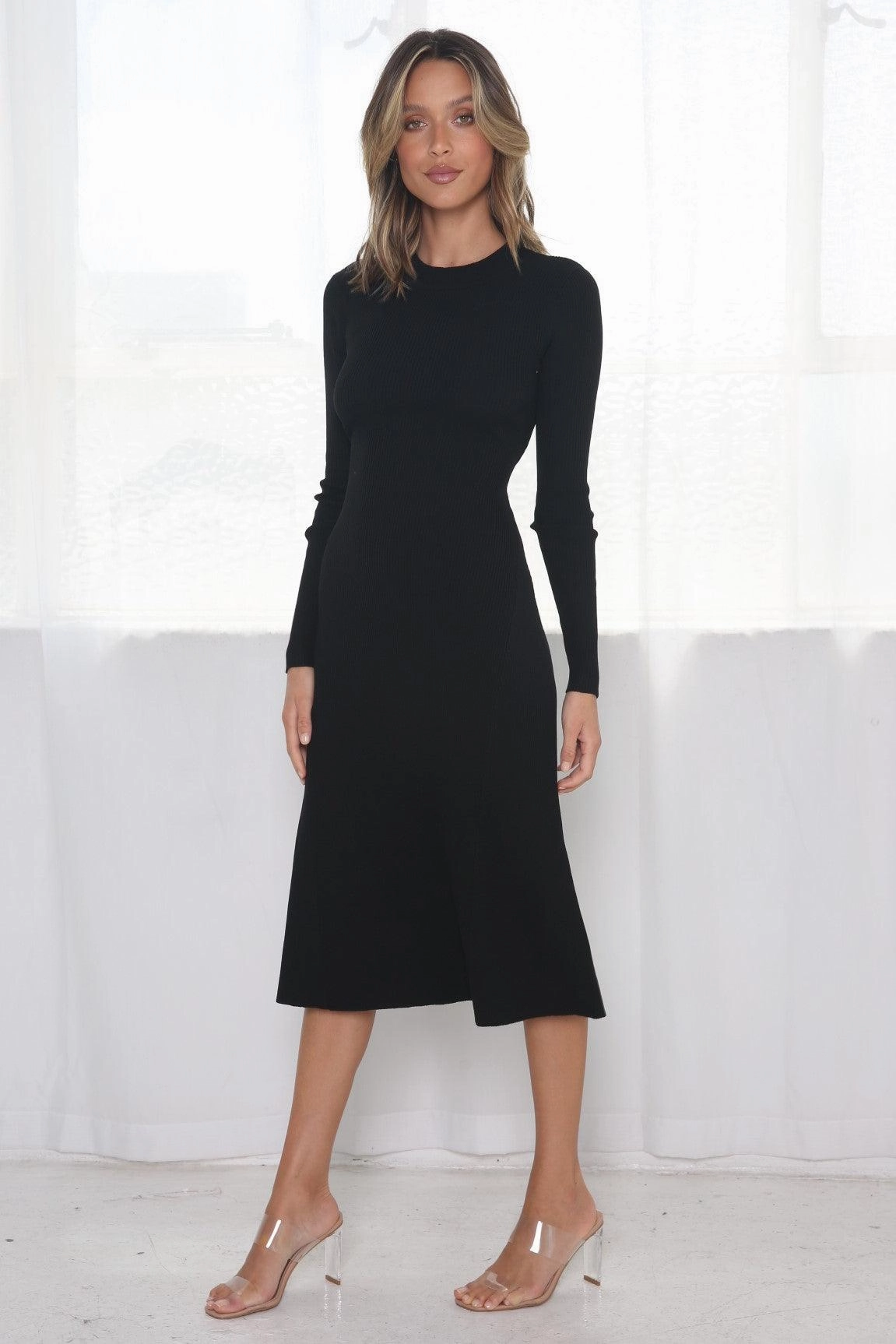 Soft Feel Daytime Mood September Dress - Black