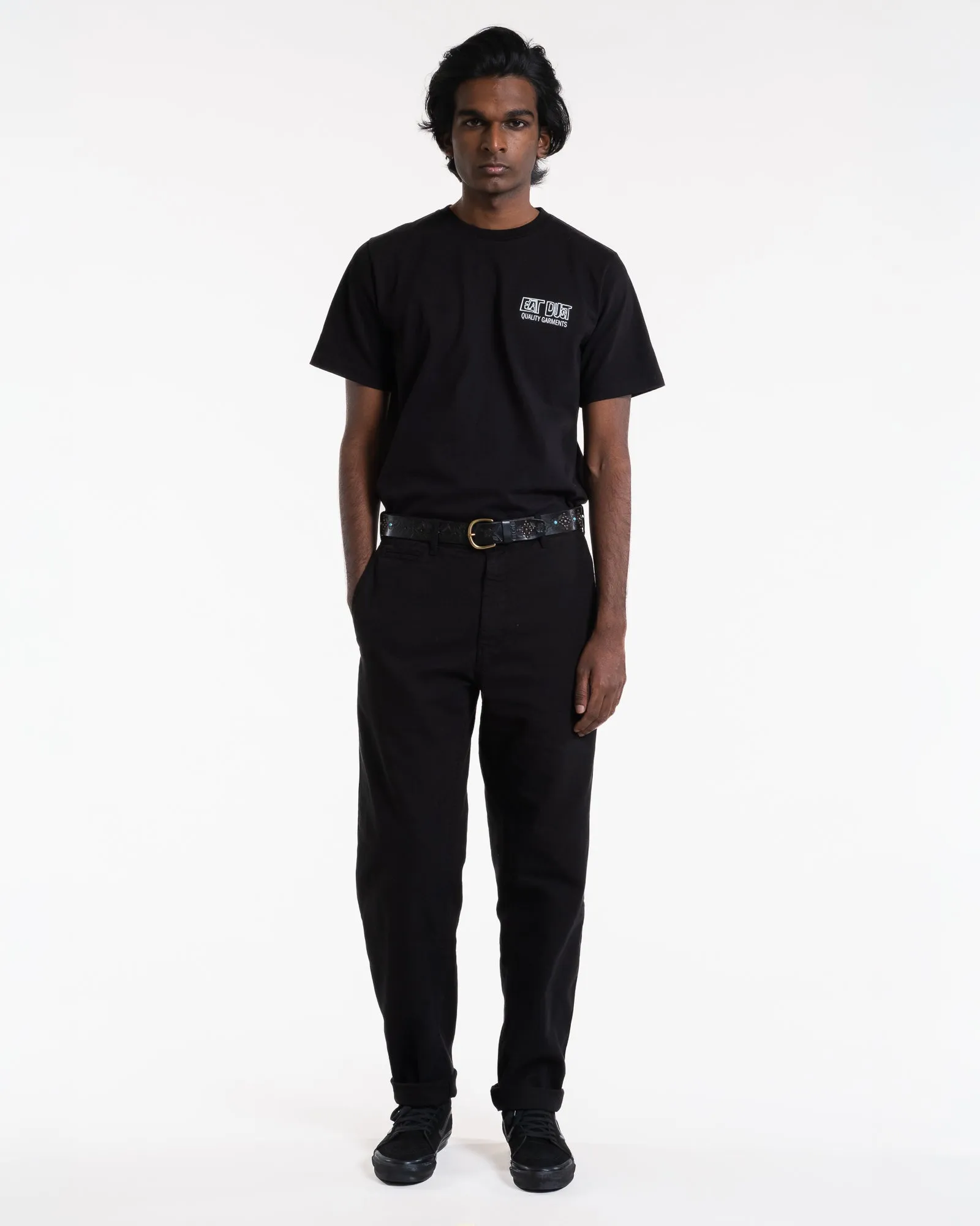 High-waisted fit Urban Comfort Service Chino Garage Cotton Black