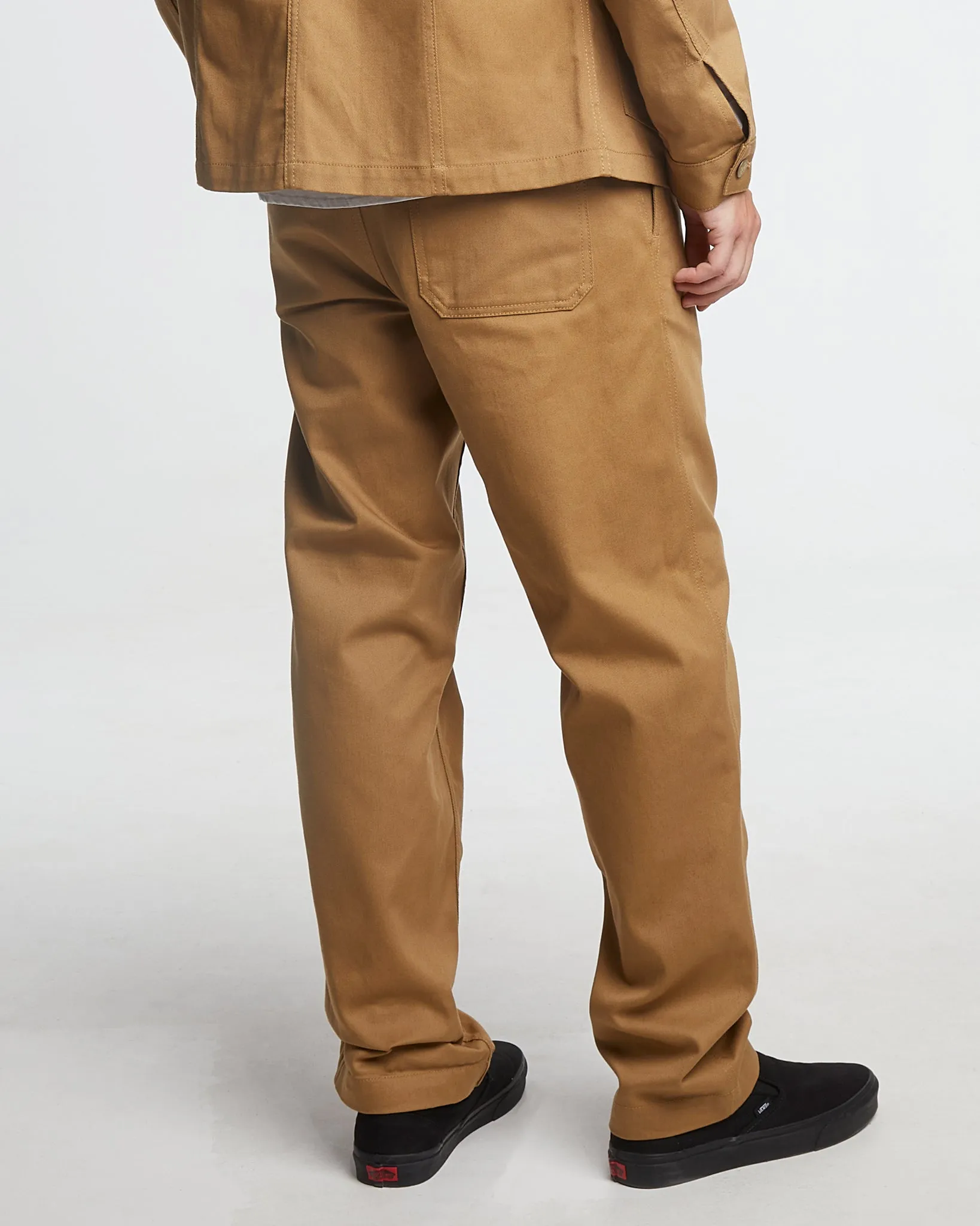Service Chino Garage Cotton Sand Non slip grip