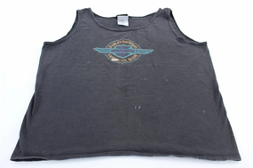 Women's 1996 Harley Davidson Motorcycles Sioux City, Iowa Tank Top Mesh Design Sport Clip Compatible