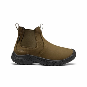 Women's Greta II Waterproof Chelsea  |  Dark Olive/Black Sand Resistant Collar Airflow Chamber