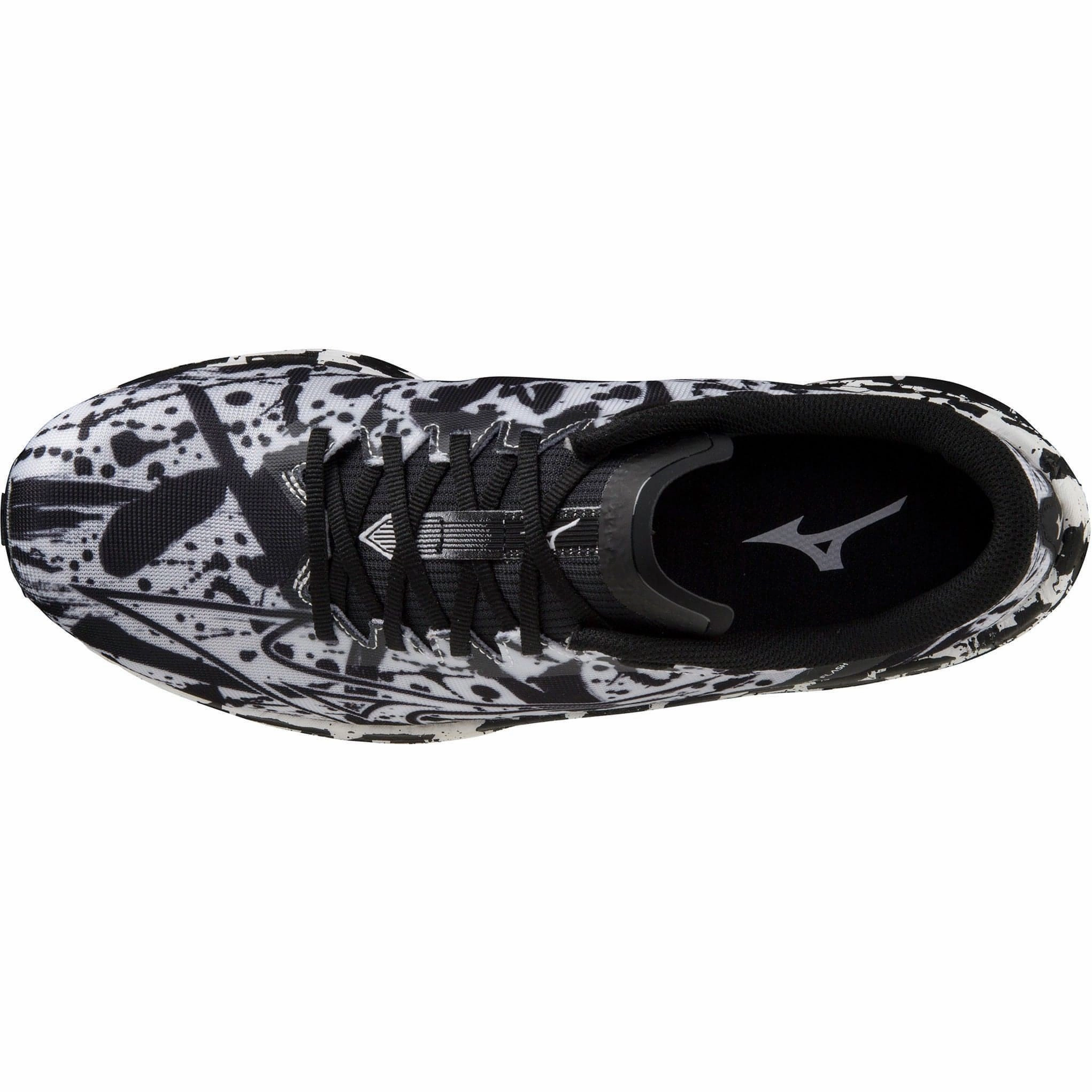 Mizuno Wave Rebellion Flash Running Shoes - White lace - up shoes