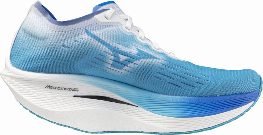 Mizuno Wave Rebellion Pro 2 Womens Running Shoes - Blue flexible - sole - design - adaptability shoes Breathable Heel Panel