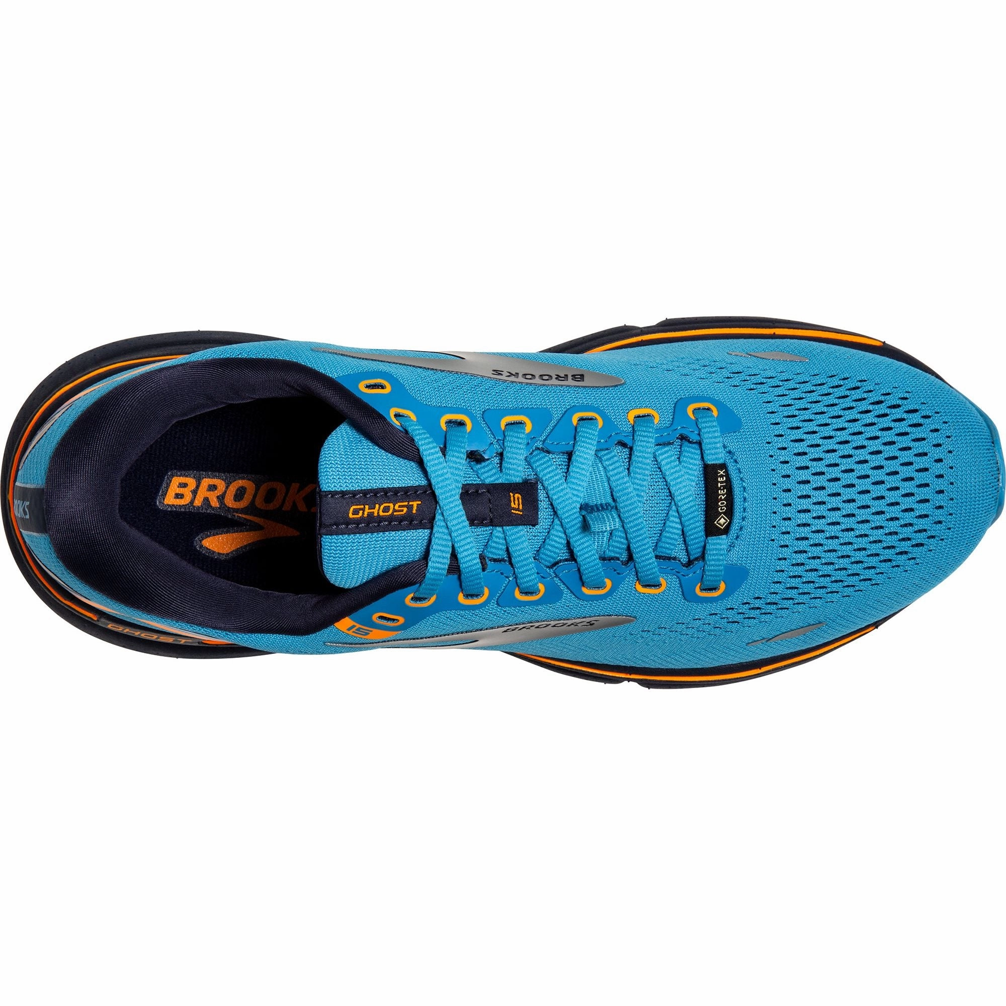 Brooks Ghost 15 GORE-TEX Mens Running Shoes - Blue running in duathlons shoes