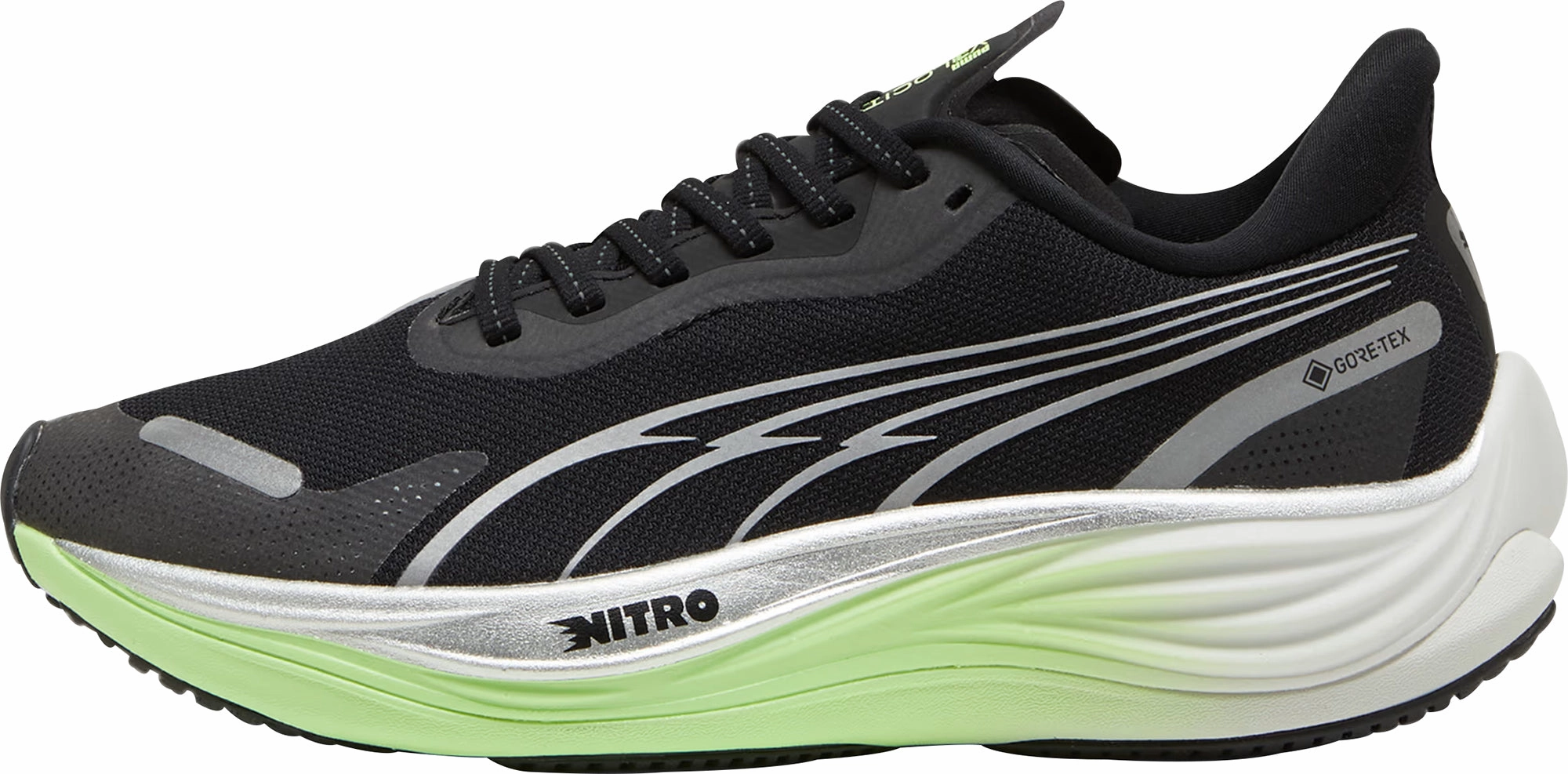Puma Velocity Nitro 3 GORE-TEX Womens Running Shoes - Black Flexible Running Tech