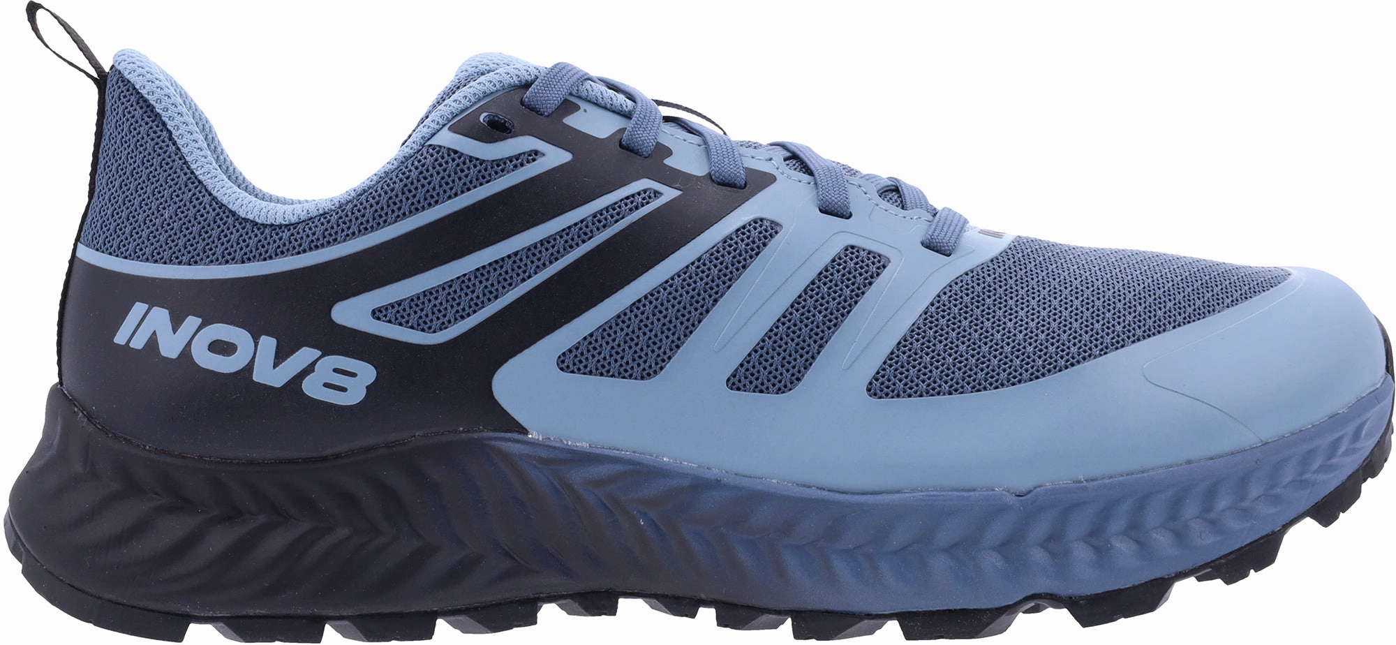 Inov8 TrailFly WIDE FIT Womens Trail Running Shoes - Blue Mono Sock Liner