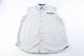 Harley Davidson Motorcycles Embroidered Tank Top Jacquard Knit