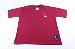 Starter Logo University of Montana Grizzles T-Shirt Pocket Reinforcement