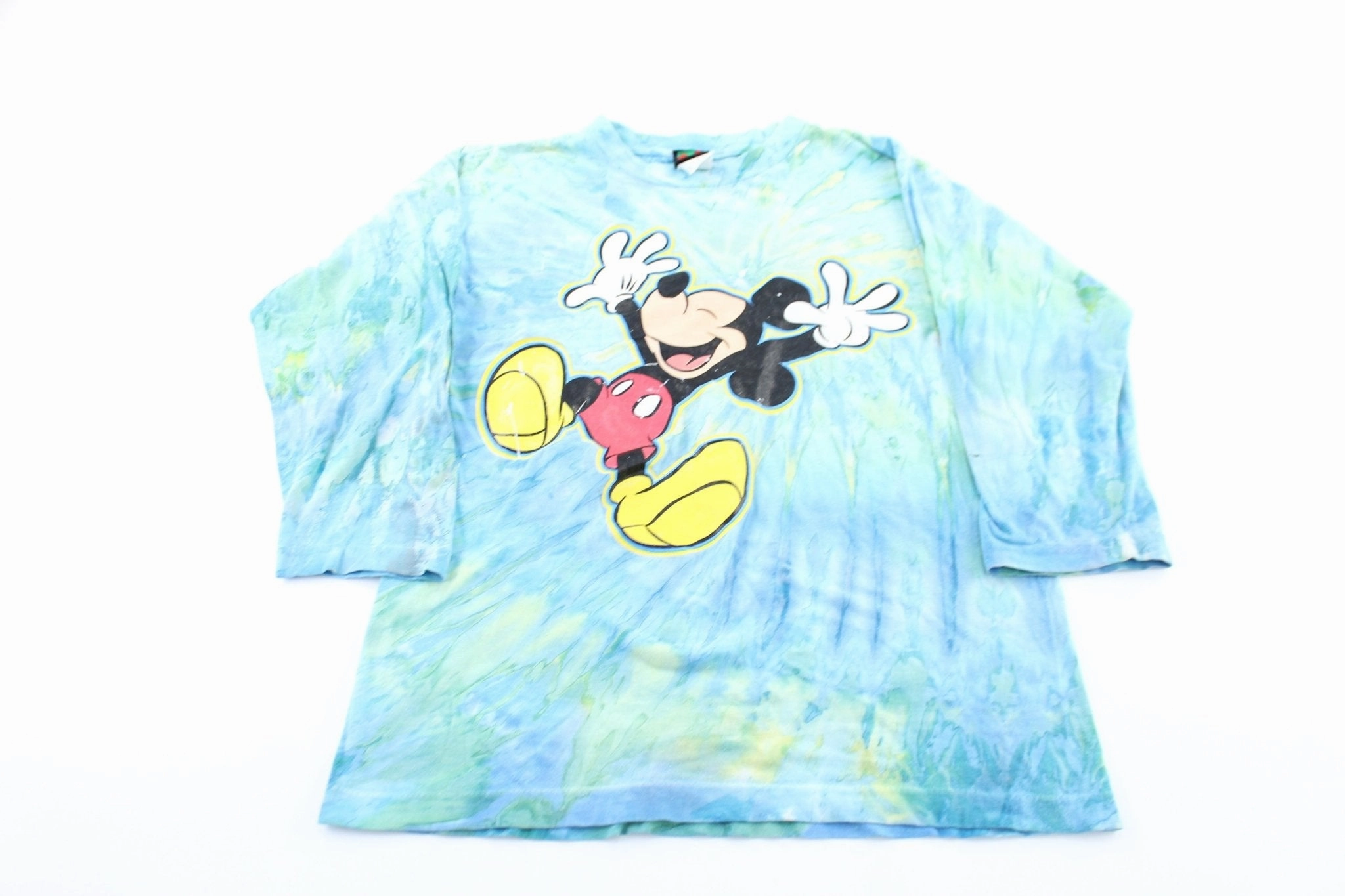 90's Mickey Unlimited Mickey Mouse Tie-Dye T-Shirt Everyday Comfort Fresh Outfit