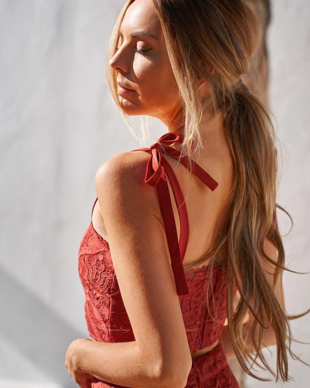 Easy Wrap Skyler Set - Burnt Orange