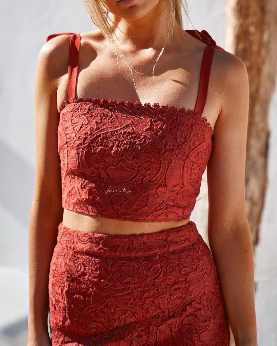 Contemporary Layer Urban Classic Skyler Set - Burnt Orange