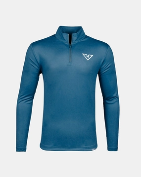 Slate Blue HyFlyers Quarter Zip Versatile Protection NoiseFreeMaterial