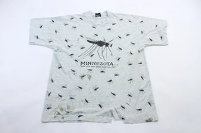 90's Minnesota Mosquito Bugs T-Shirt Bold Design Soft and Relaxed