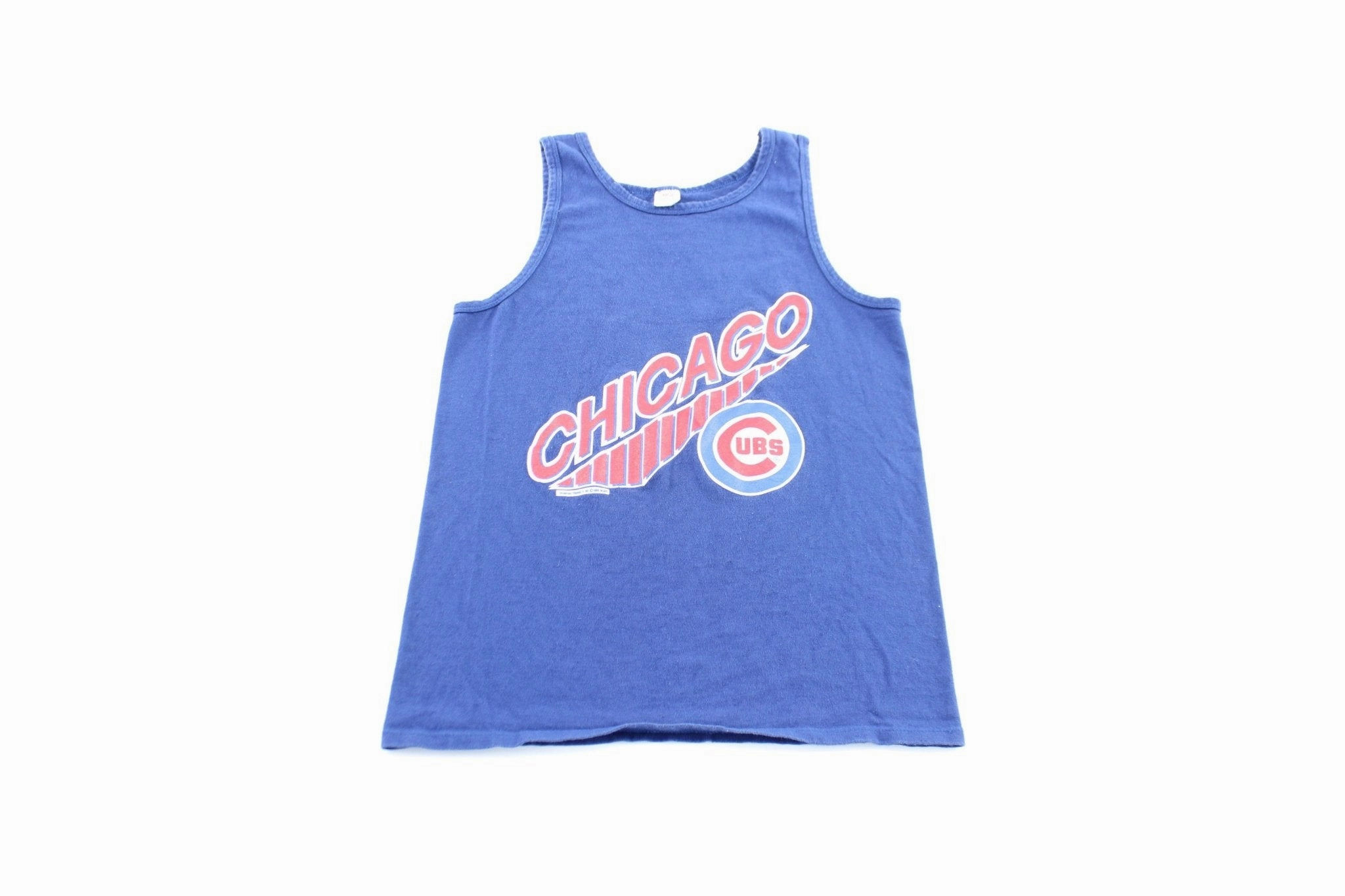Relaxed Design Outdoor Activity 80's MLB Chicago Cubs Tank Top