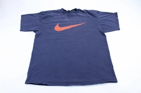 Stylish Design 90's Nike Logo Syracuse Orangemen T-Shirt