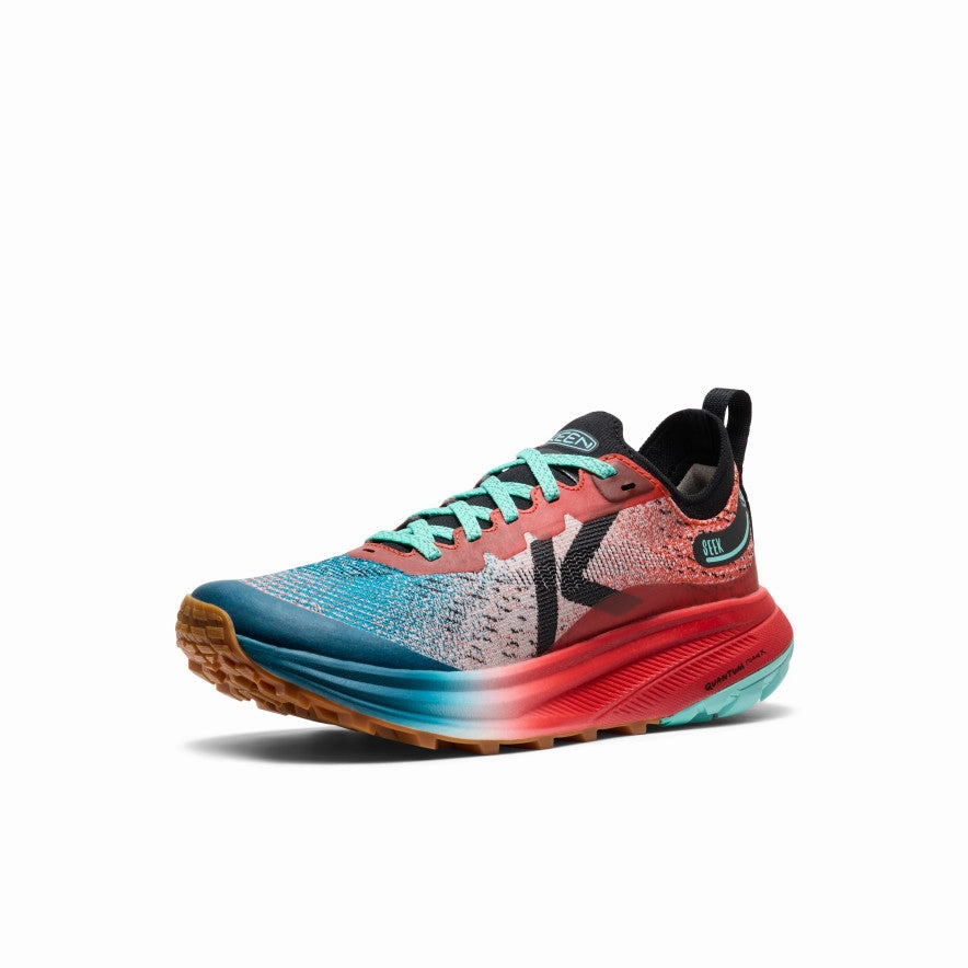 Responsive Midsole Quick Drying Men's Seek Trail Running Shoe  |  Grenadine/Ocean Depths