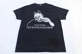 Slipknot Corey Taylor Seven Deadly Sins Promo T-shirt Casual Active