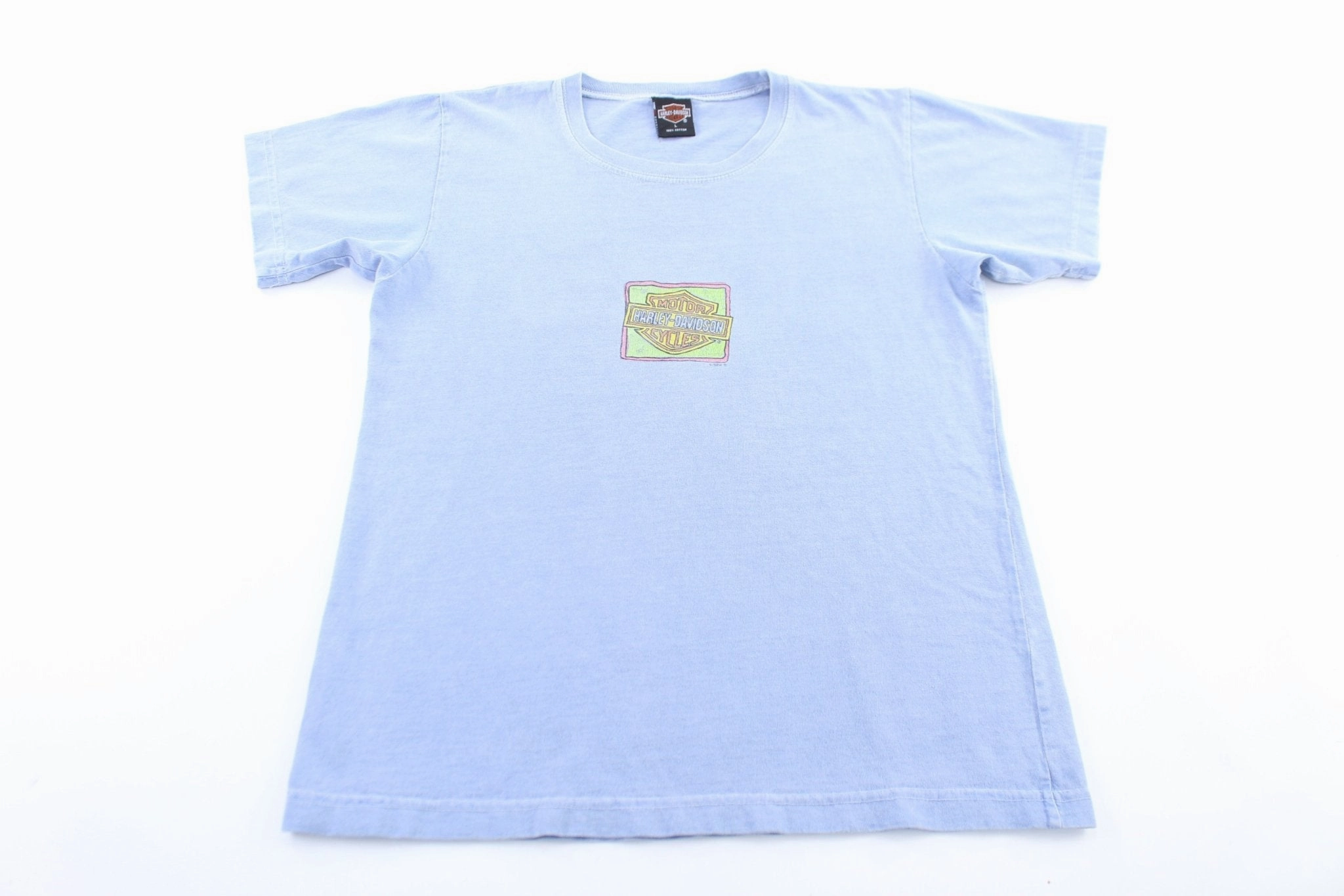 Women's 1998 Harley Davidson Motorcycles Vancouver British Columbia T-Shirt Soft and Cozy Casual Flex Wear