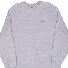 clip accents Warm Outfit VINTAGE NIKE CLASSIC SWOOSH GREY SWEATSHIRT 2000S LARGE