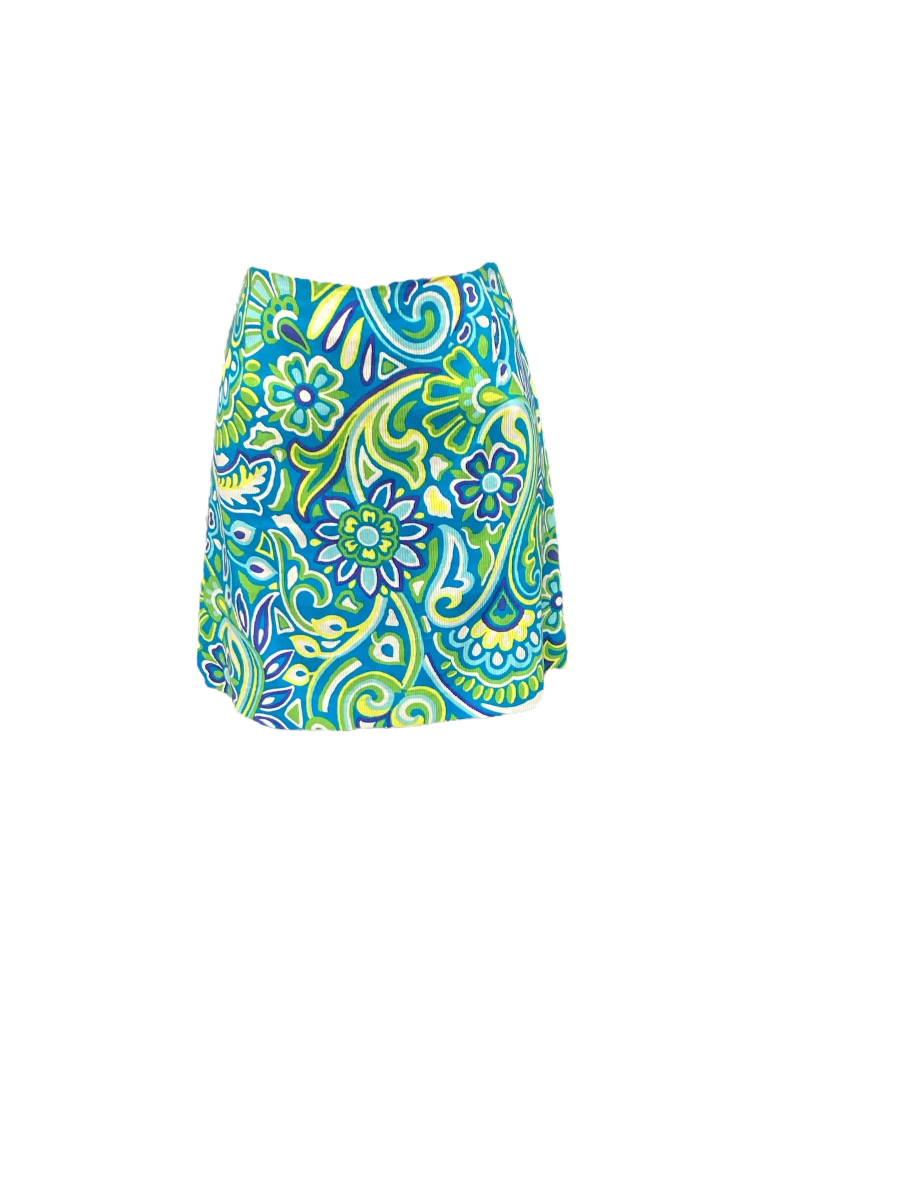 VERSUS G Versace Women's Skirt Aqua 28/XS Neat Look Trendy Outfit