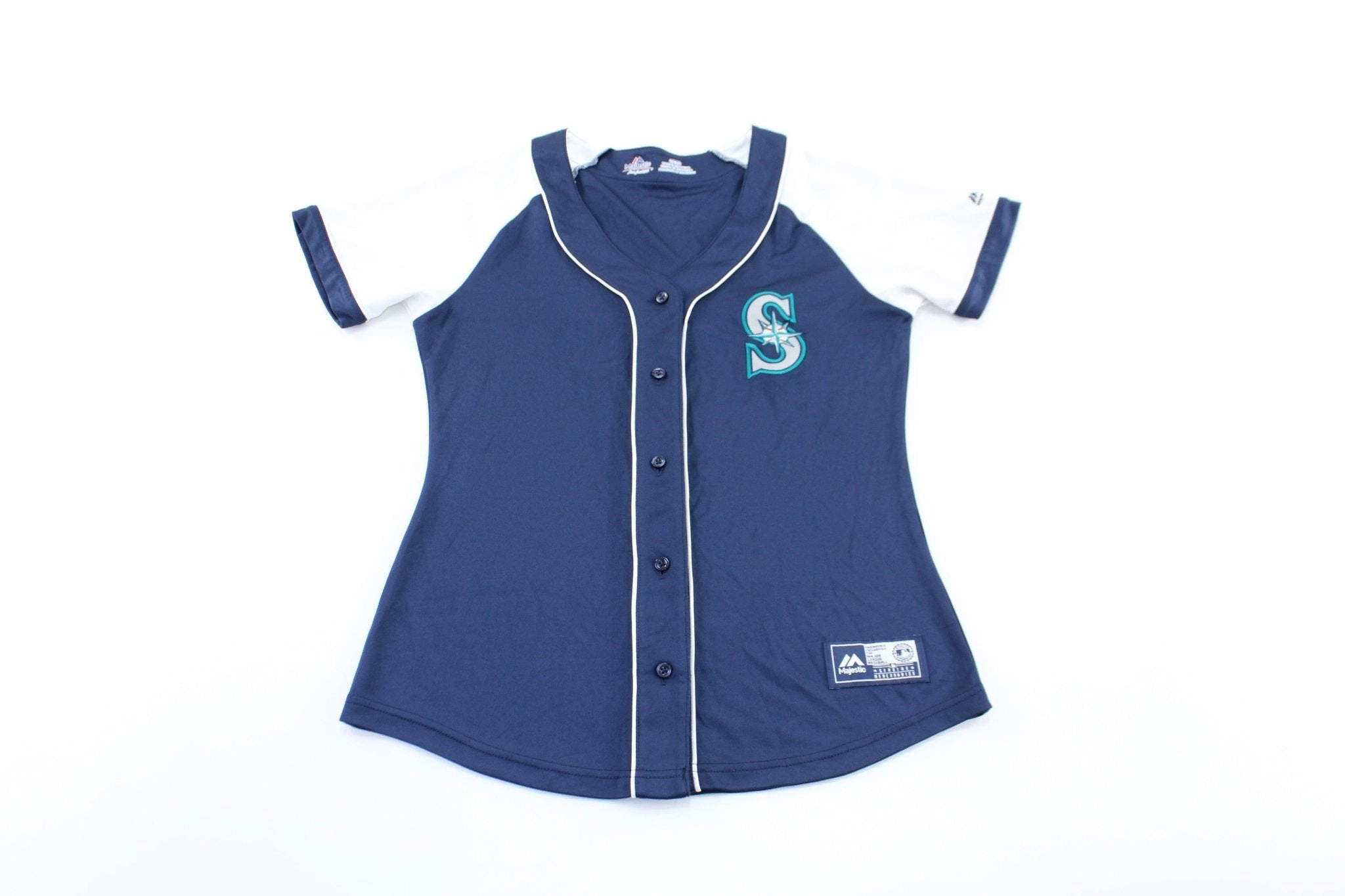 Functional Performance Women's Majestic Seattle Mariners Embroidered Baseball Jersey