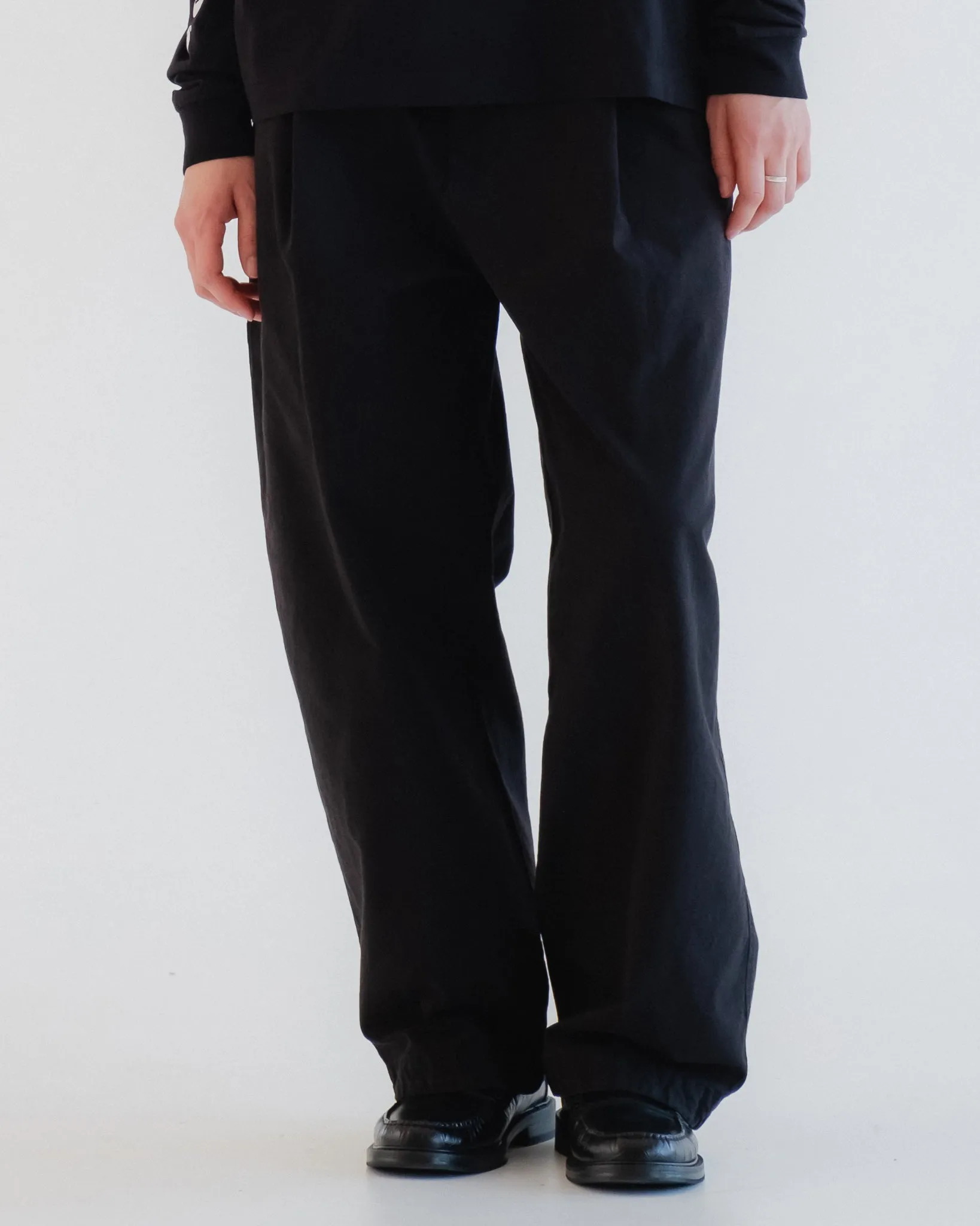 British Worker Cotton Linen Black Day-to-Day Wear