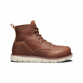 Easy Outfit Men's San Jose 6" Boot (Soft Toe)  |  Gingerbread/Off White