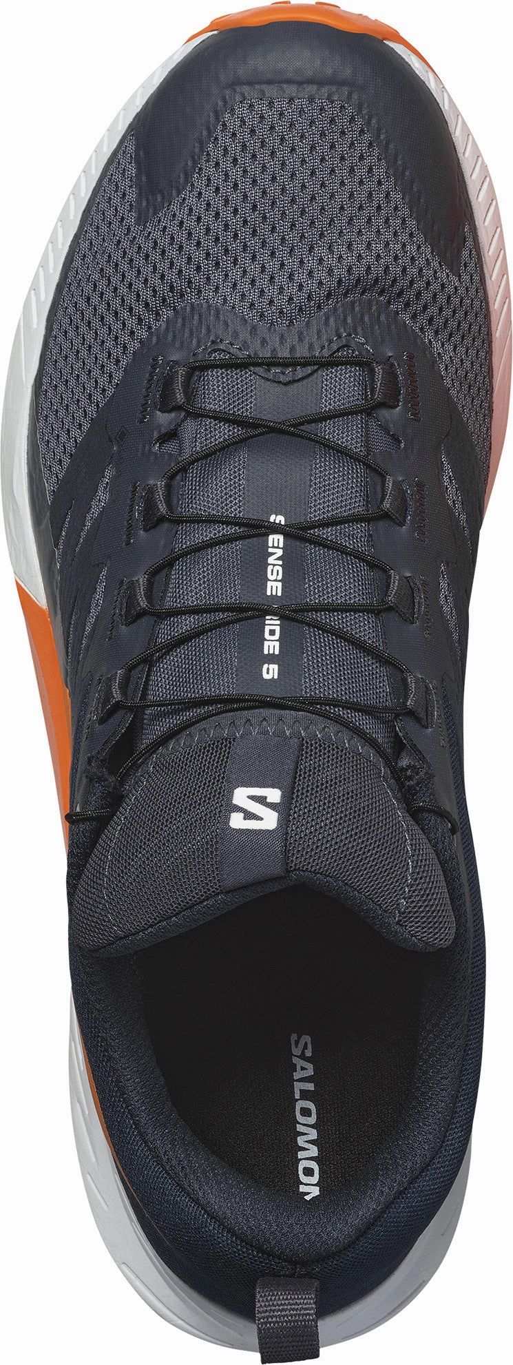 energy - returning technology shoes Sustainable Lining Salomon Sense Ride 5 GORE-TEX Mens Trail Running Shoes - Grey
