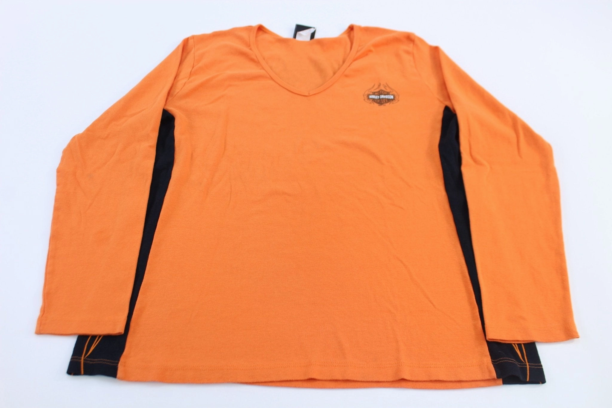 Holiday Outfit Women's Harley Davidson Motorcycles Coos Bay Oregon LS T-Shirt