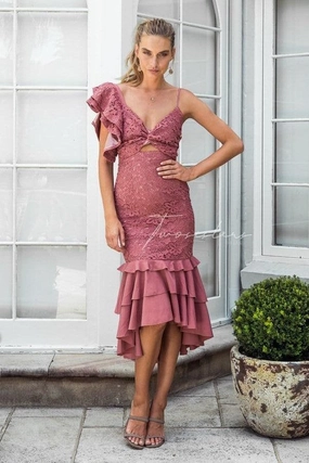 Bright Mood Sophia Dress - Mauve