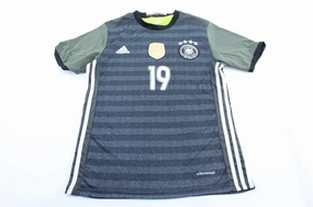 Adidas Embroidered Logo Germany Mario Gotze Soccer Jersey Heat Ready Stylish performance