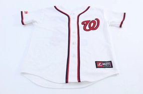 Youth Washington Nationals Bryce Harper Baseball Jersey Soft Layers Durable Moisture Management
