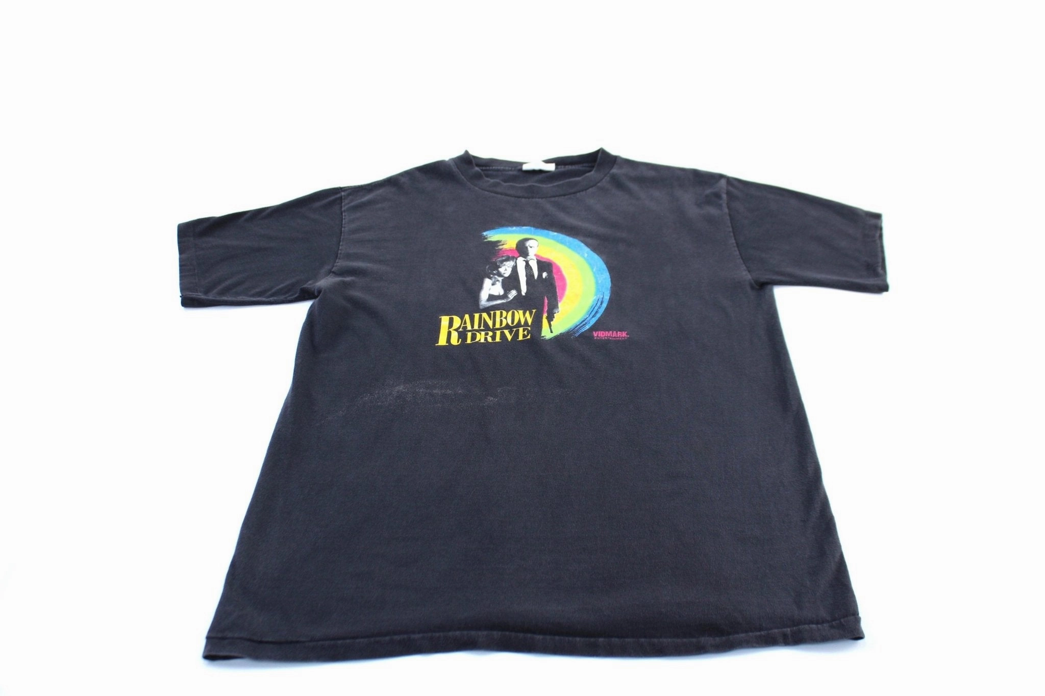 Roomy Fit 90's Rainbow Drive Movie Promo T-Shirt