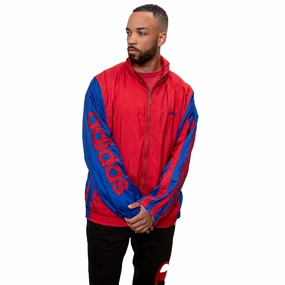 VINTAGE ADIDAS WINDBREAKER NYLON JACKET SIZE XL 1990s Smooth Surface suitable for summer sports