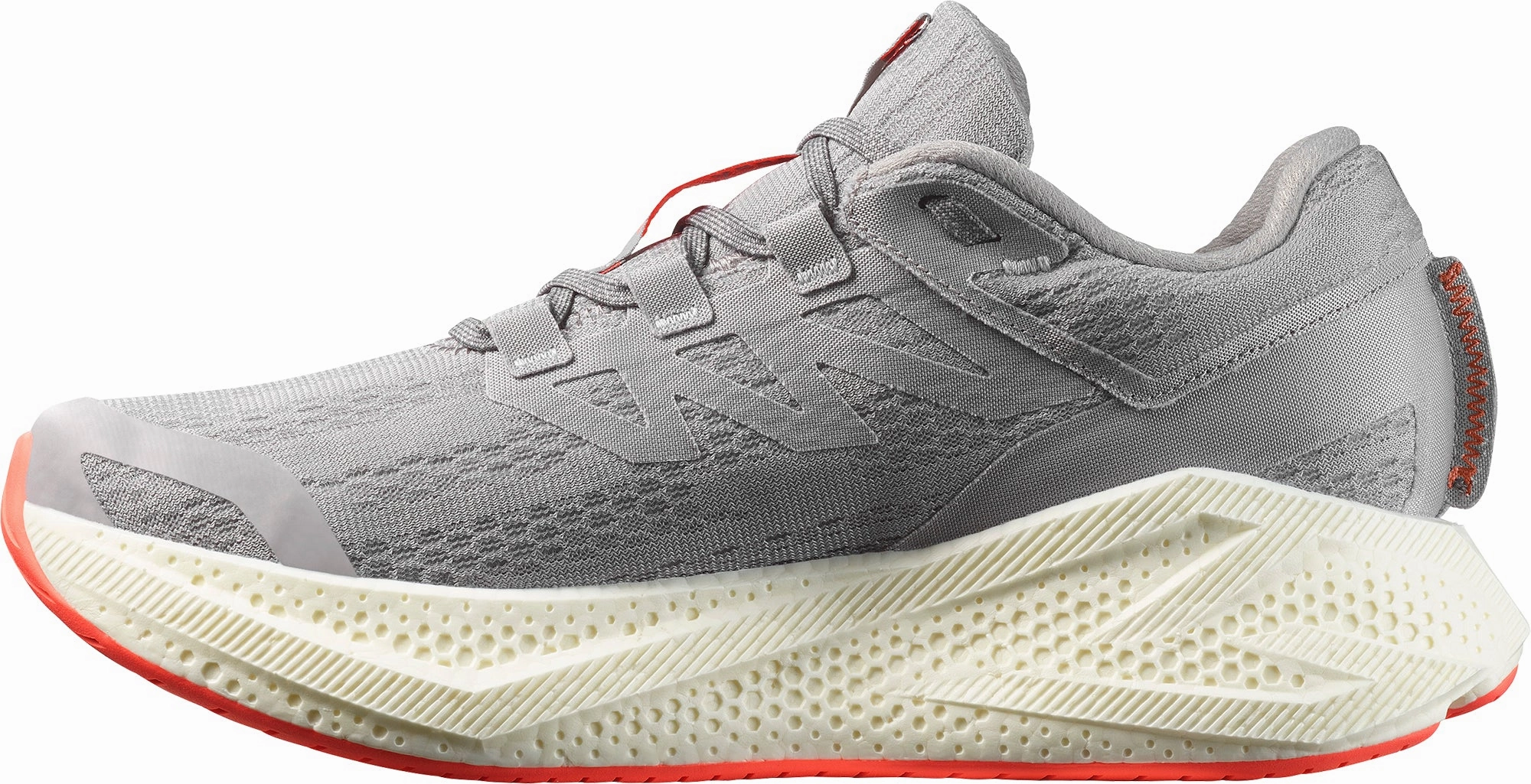 hook - and - loop running shoes Salomon Aero Glide 3 Mens Running Shoes - Grey