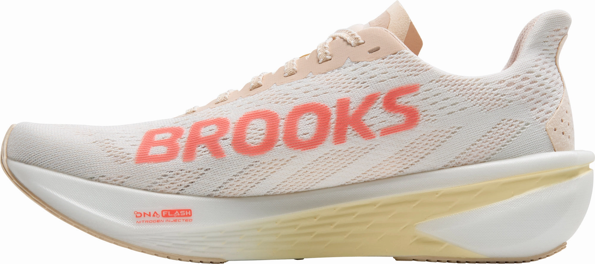 Brooks Hyperion 2 Womens Running Shoes - White Forest running need thick - sole shoes