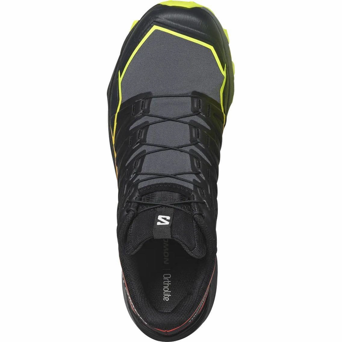 Salomon Thundercross Mens Trail Running Shoes - Black Ultra Cushioned Collar Reinforced Toe Guard
