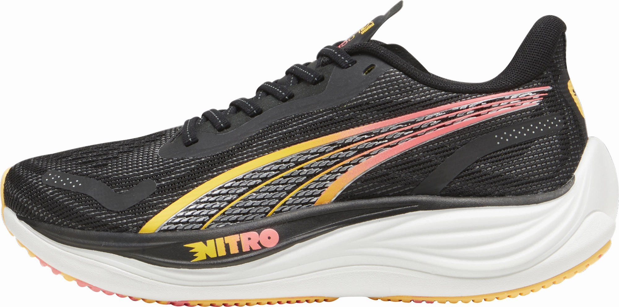 Puma Velocity Nitro 3 Womens Running Shoes - Black Canvas Certified quality