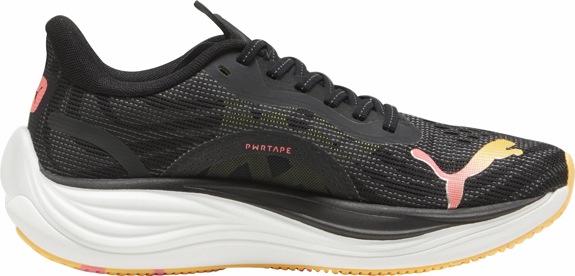 Puma Velocity Nitro 3 Womens Running Shoes - Black Foot Contouring Fit motion - control running shoes