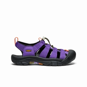 Men's Newport Retro Sandal x An Ko Rau  |  An Ko Rau Purple Reinforced toe Easy To Clean
