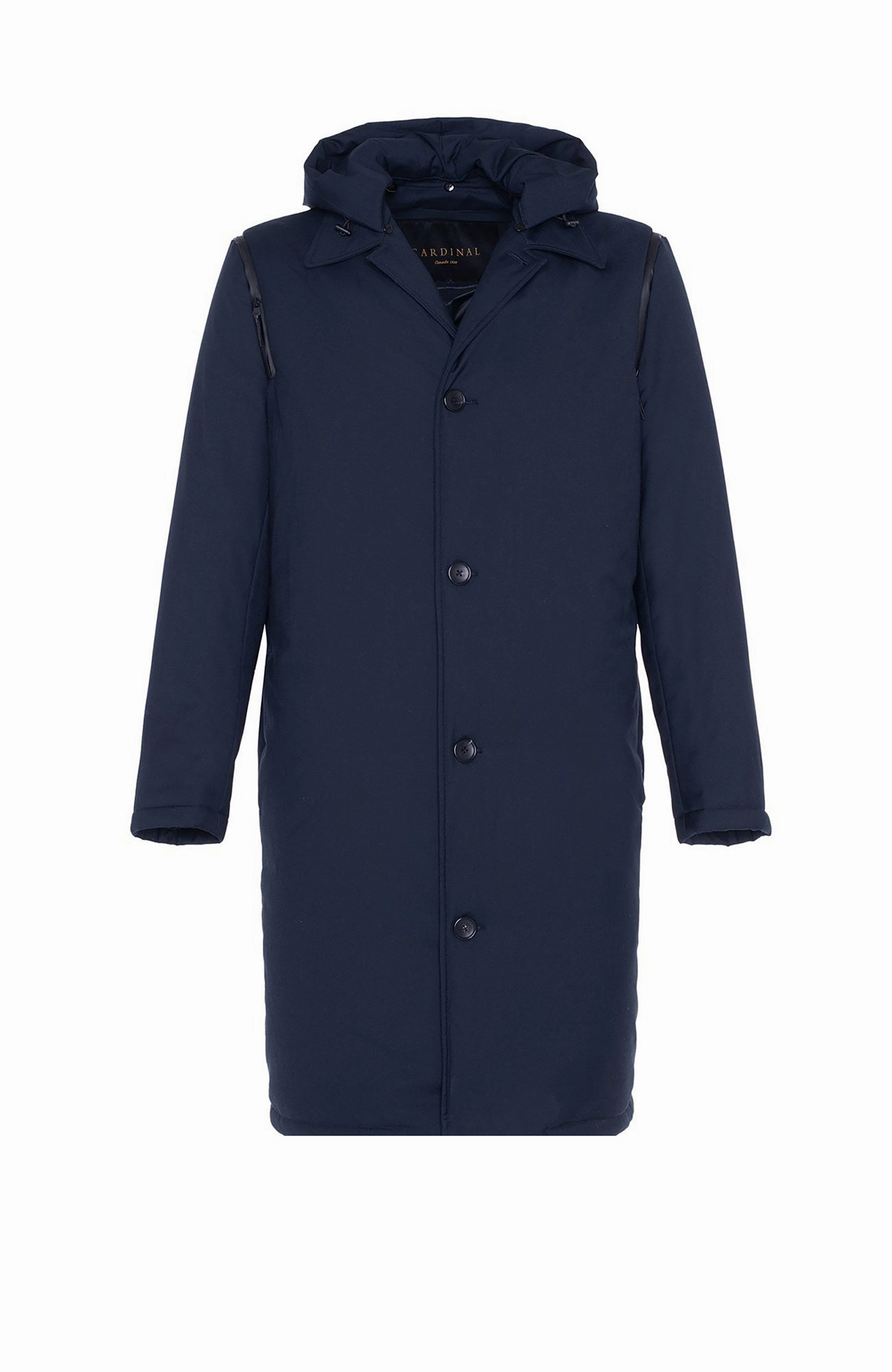 MAVRIK NAVY TOPCOAT Quick Access Pockets