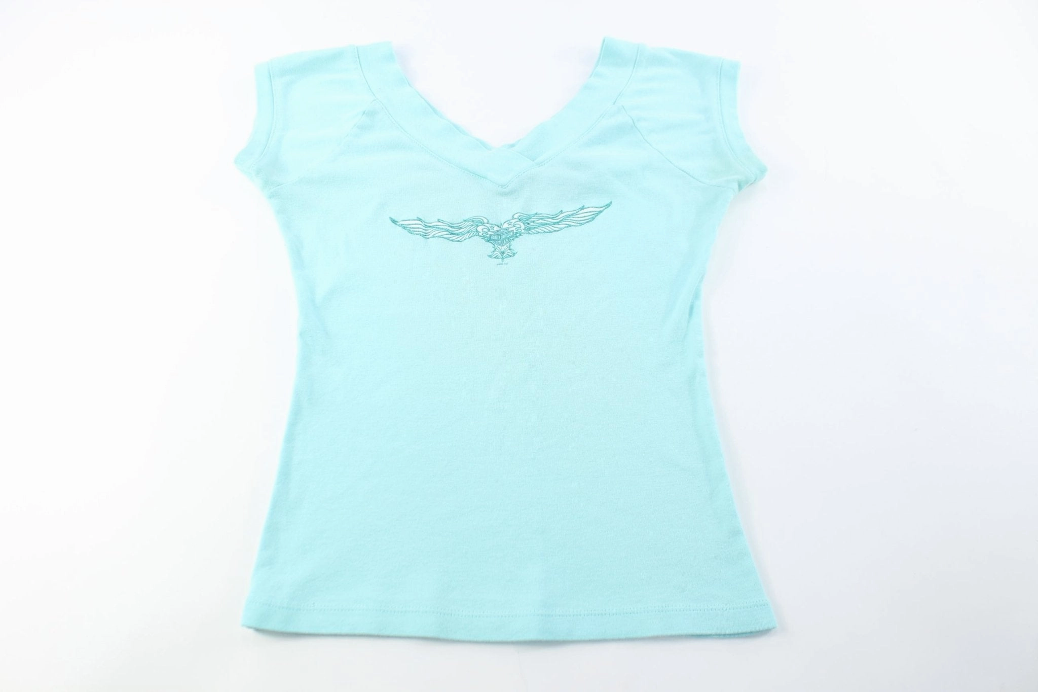 2005 Women's Harley Davidson Motorcycles Fayetteville, North Carolina T-Shirt Stretchable Fabric Classic Layering